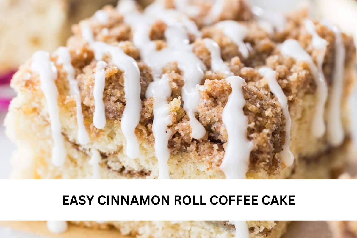 EASY CINNAMON ROLL COFFEE CAKE